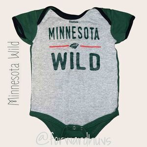 Reebok Minnesota Wild 1pc Onesie 18 mo.